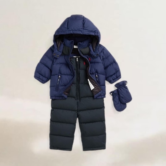 Ralph Lauren "Down Snowsuit Set" - Baby Boy Size 18 Months - Picture 1 of 12